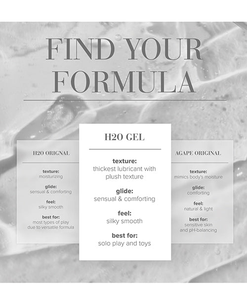 JO H2O Gel Original Lubricant 8 Oz Thick Plush Formula