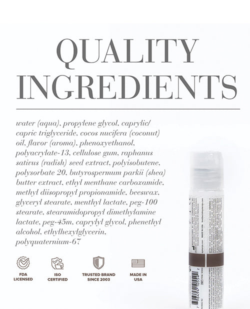 JO Coconut Hybrid Lubricant Original 1 Oz Water Based Coconut Lube