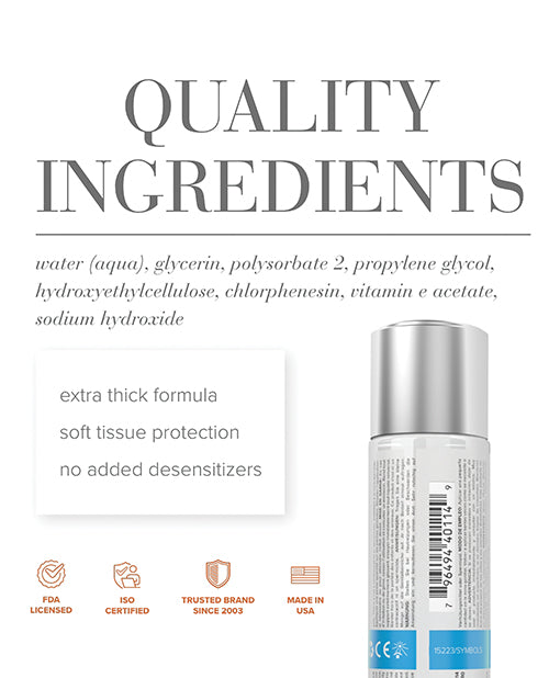 JO H2O Anal Thick Water Based Lubricant 8 Oz Original Formula