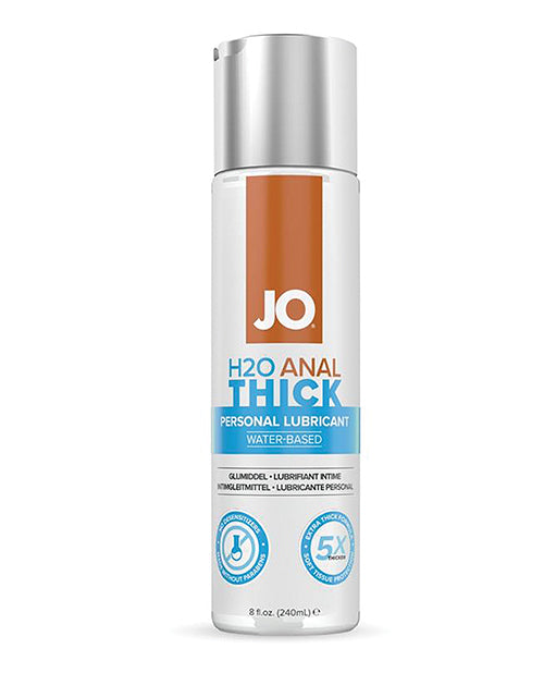 JO H2O Anal Thick Water Based Lubricant 8 Oz Original Formula
