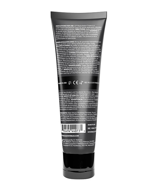 Jo Fragrance Free Masturbation Cream 4 Oz With Coconut Oil And Vitamin E