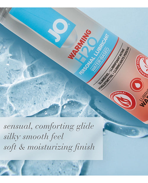JO H2O Warming Lubricant Water Based 4 Oz For All Types Of Play