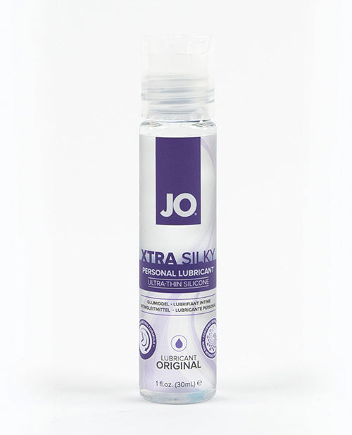 JO Xtra Silky Thin Silicone Lubricant Original 1 Ounce With Vitamin E