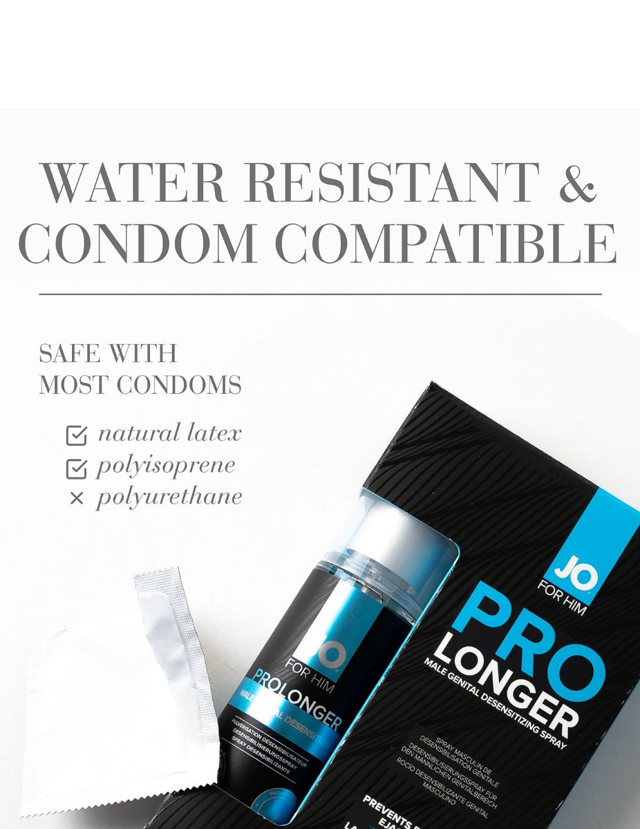 JO Prolonger Benzocaine Desensitizer Spray 2 Oz for Prolonged Intimacy