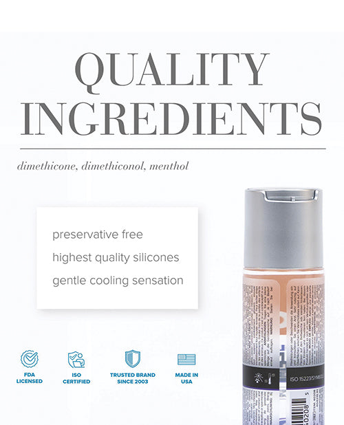 JO Premium Anal Cooling Lubricant Silicone Based 2 Oz