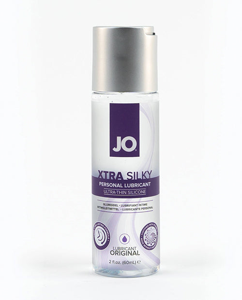 JO Xtra Silky Thin Silicone Original Lubricant With Vitamin E 2 Oz
