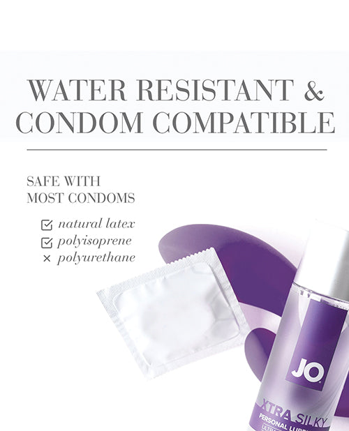 JO Xtra Silky Thin Silicone Original Lubricant With Vitamin E 2 Oz