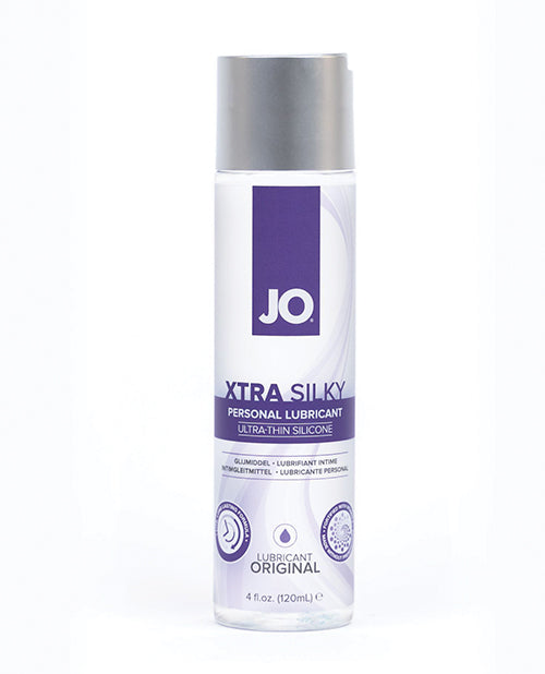 JO Xtra Silky Thin Silicone Lubricant Original With Vitamin E 4 Oz