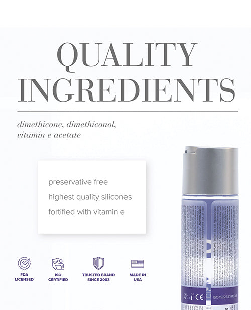 JO Xtra Silky Thin Silicone Lubricant Original With Vitamin E 4 Oz