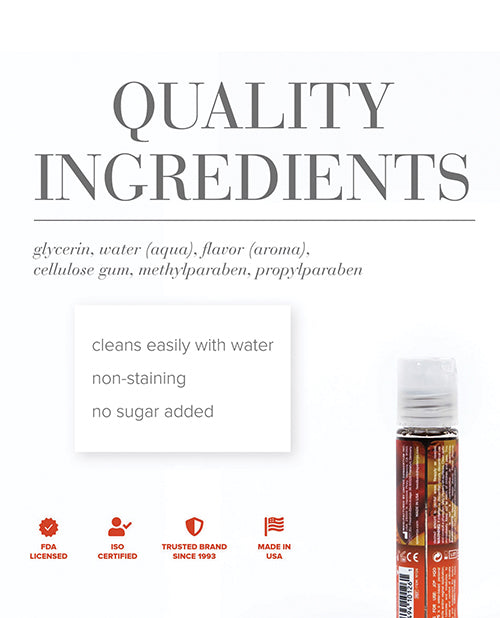 JO H2O Peach Lubricant 1 Oz Water Based Flavored Lubricant