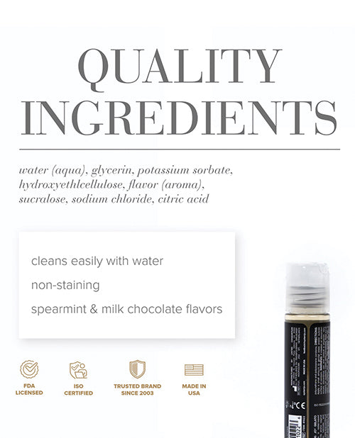 JO Gelato Mint Chocolate Lubricant 1 Oz Water Based
