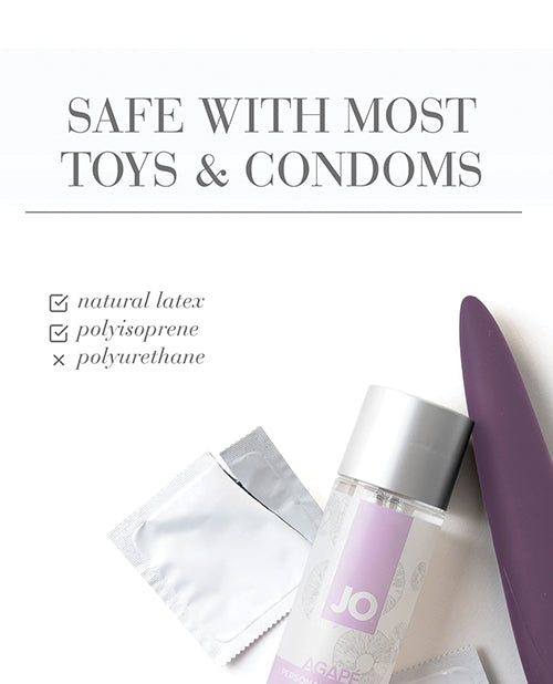 JO Agape Original Water Based Lubricant 8 Oz PH Balanced