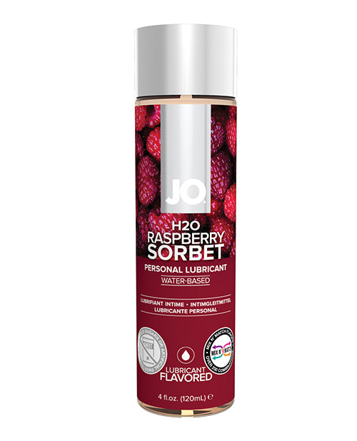 JO H2O Raspberry Water Based Flavored Lubricant 4 Oz
