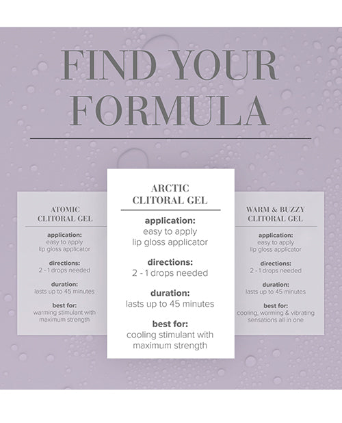 JO Arctic Clitoral Gel Cooling Stimulant 0.34 Oz Silicone Based