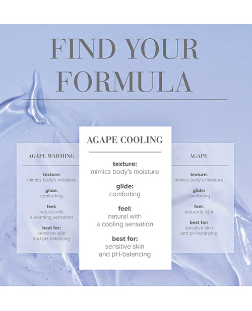 JO Agape Cooling Lubricant Water Based 2 Oz pH Balanced