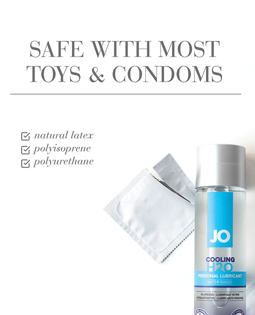 JO H2O Cooling Lubricant 4 Oz Water Based Lubricant