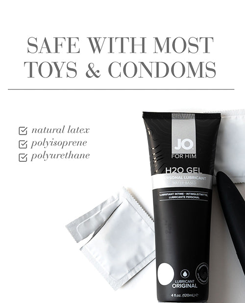 JO H2O Gel Thick Lubricant Original 4 Oz For Extended Play