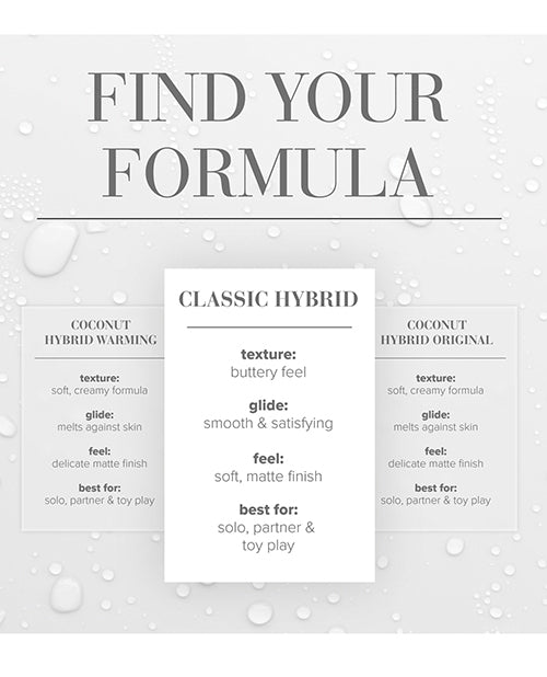 JO Coconut Hybrid Original Lubricant 8 Oz Water Based Glide