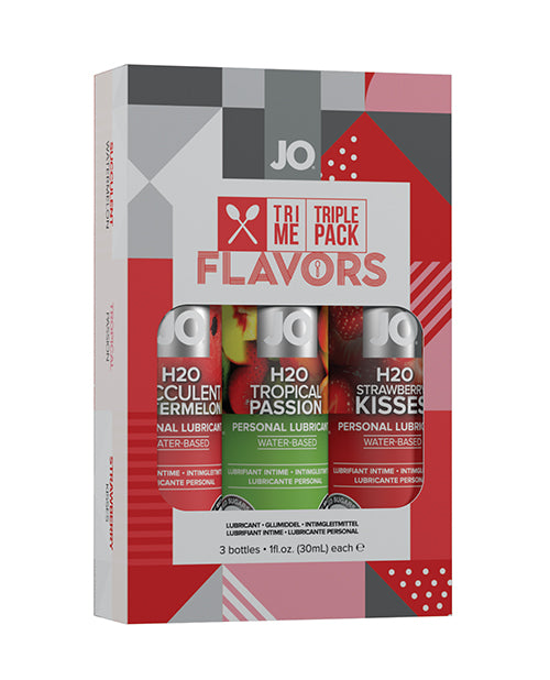 JO TriMe Triple Pack Flavors Gift Set 1 Oz Water Based Lubes