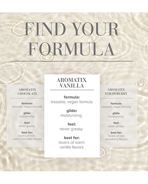 JO Aromatix Vanilla Massage Oil 4 Oz Kissable Vegan Friendly