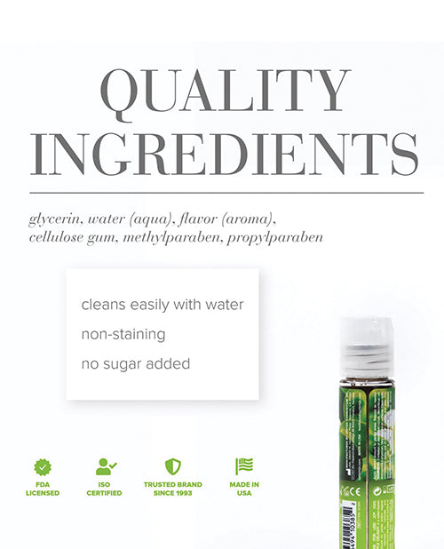 JO H2O Green Apple Flavored Water Based Personal Lubricant 1 Oz