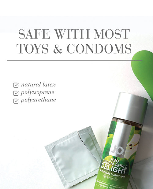 JO H2O Green Apple Flavored Water Based Personal Lubricant 1 Oz