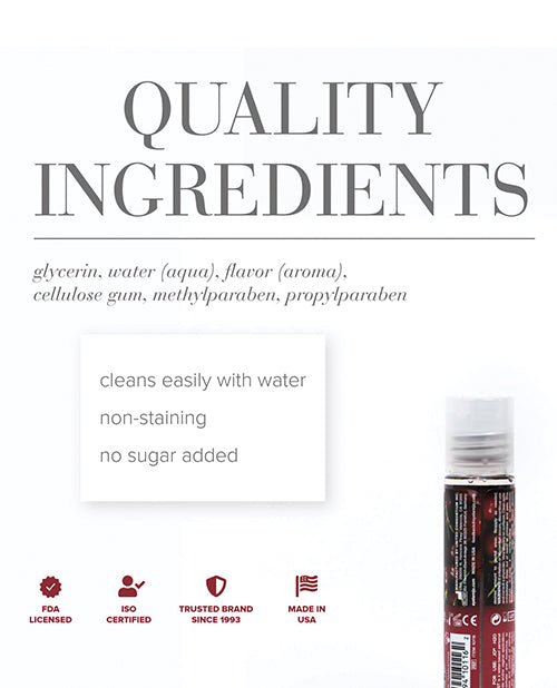 JO H2O Cherry Lubricant Water Based Personal Lubricant 1 Oz