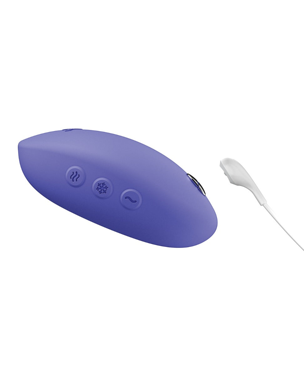 We Vibe Temp Lavender Blue Ergonomic Heating And Cooling Vibrator