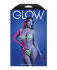 Cargue la imagen en el visor de la galería, Mind Control UV Reactive Lace Mesh Underwire Bra And Thong Neon Green
