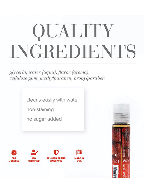 JO H2O Strawberry Flavored Water Based Lubricant 1 Oz