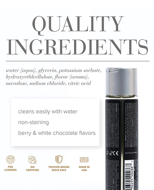 JO Gelato White Chocolate Raspberry Water Based Lubricant 4 oz