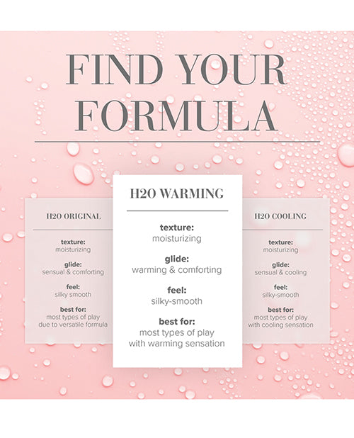 JO H2O Warming Lubricant Water Based Personal Use 1 Oz
