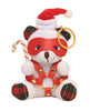 Load image into Gallery viewer, Master Series Holiday Bondage Teddy Bear Keychain White
