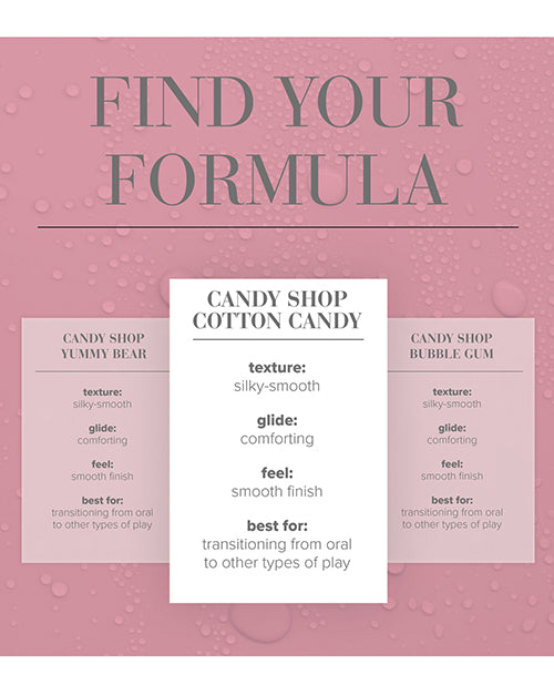 JO Candy Shop Cotton Candy Lubricant Water Based 2 Oz