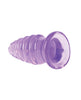 Load image into Gallery viewer, Doc Johnson 5 Inch Crystal Jellies Flex Anal Twist Purple
