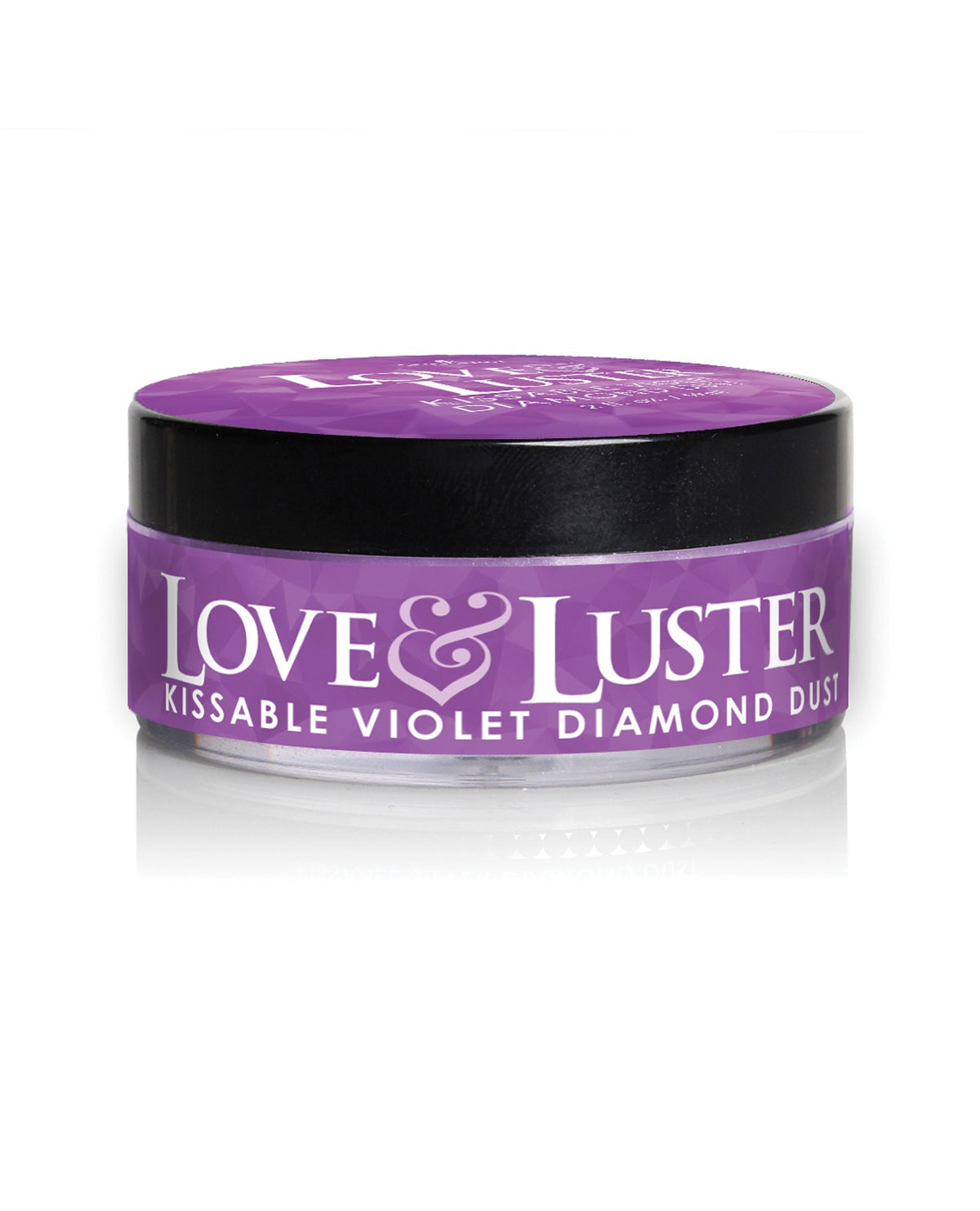 Sensuva Kissable Violet Diamond Dust Körper-Glitzer 2 Oz mit Zuckerwatte-Duft