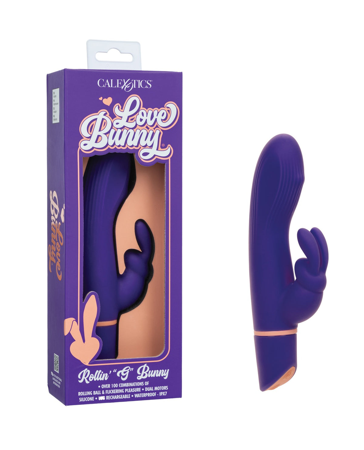 Love Bunny Rollin G Dual Motor Beaded Internal External Stimulation Massager