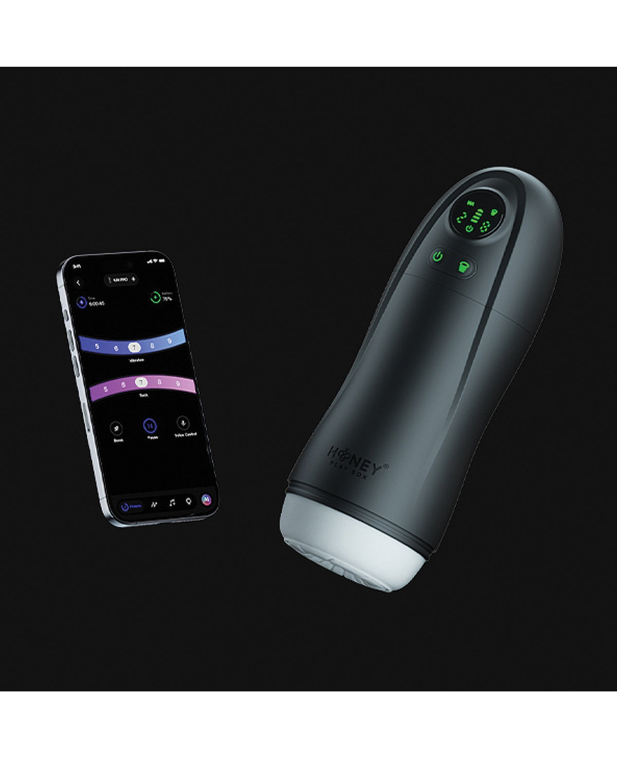 Kai Pro App Controlled Heating Sucking Male Masturbator