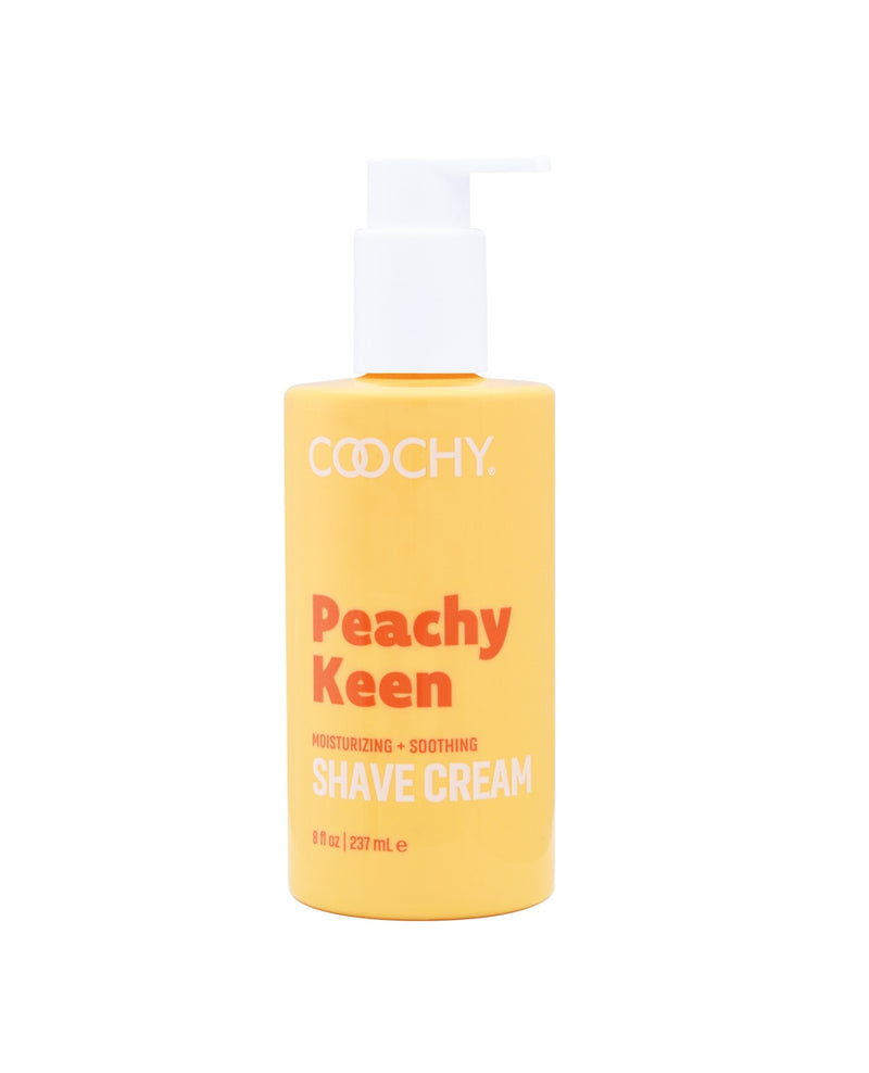 Load image into Gallery viewer, COOCHY Peachy Keen Shave Cream 8 Oz Moisturizing Lather For Sensitive Skin
