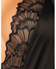 Load image into Gallery viewer, Black Scalloped Lace Halter Teddy With Open Back Sleep Romper
