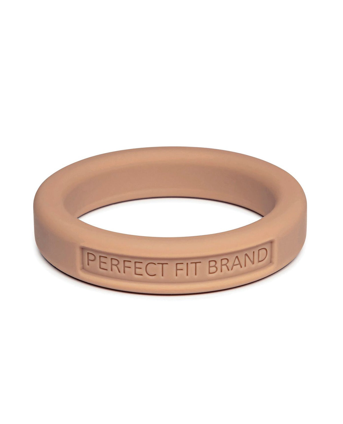 Anneau pénien en silicone Perfect Fit, 44Mm, taille moyenne, extensible, blanc
