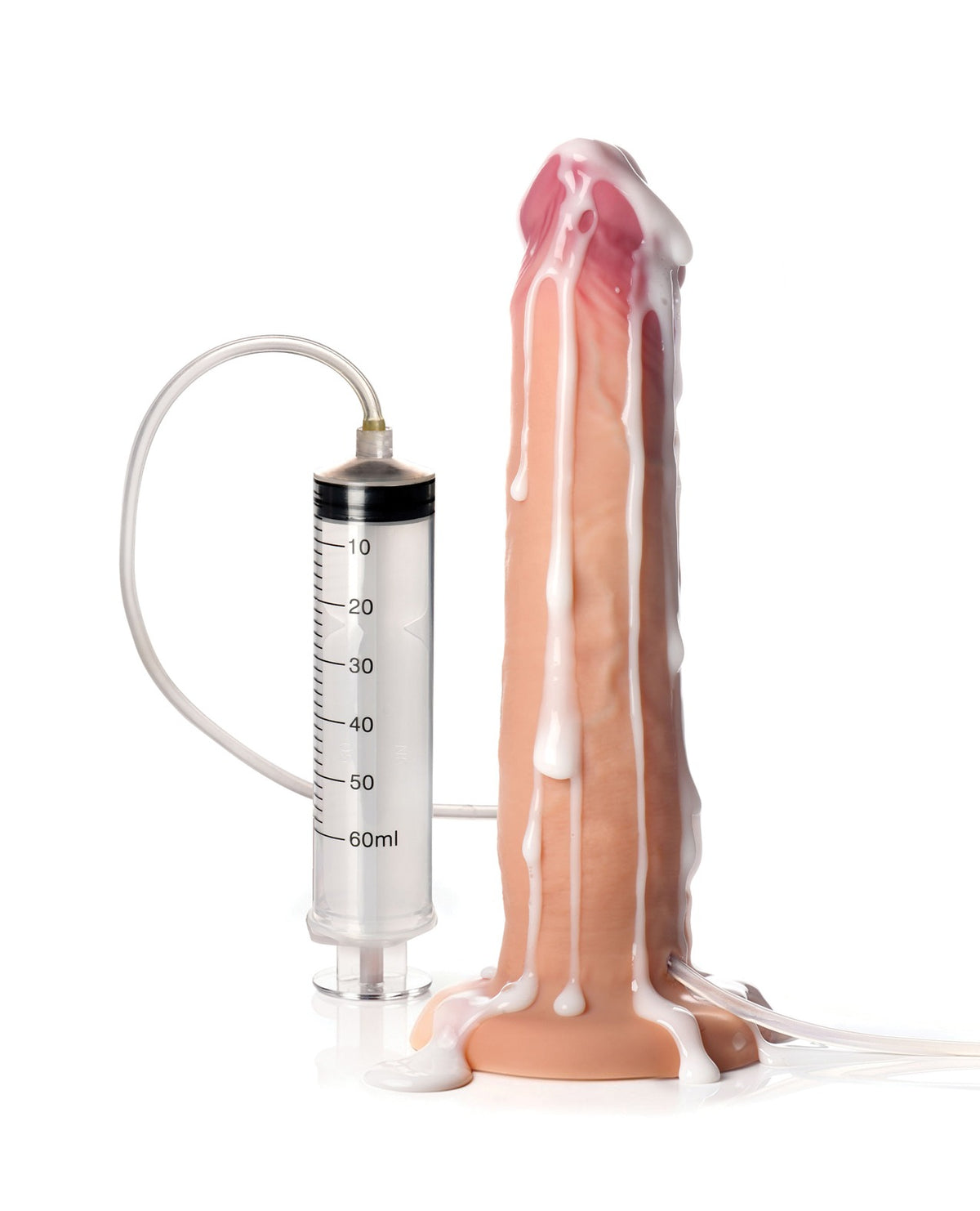 Curve Toys Jock Dual Density realistischer ejakulierender Silikon-Dildo