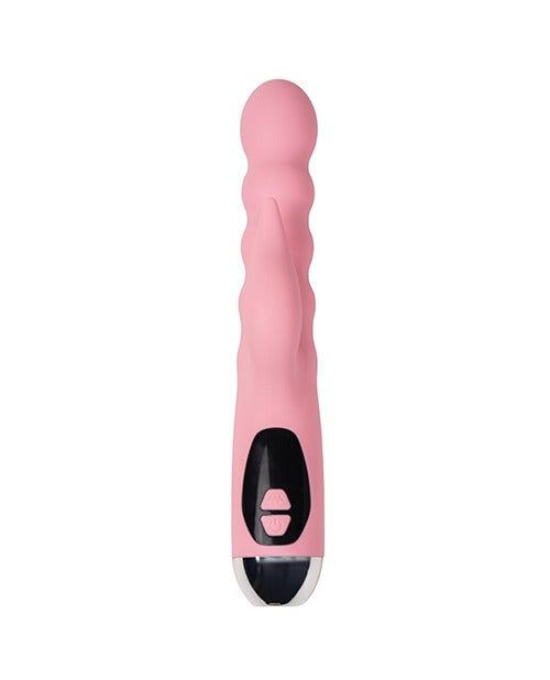 Vibrador telescópico para clítoris y punto G Camtoyz Vessa, rosa