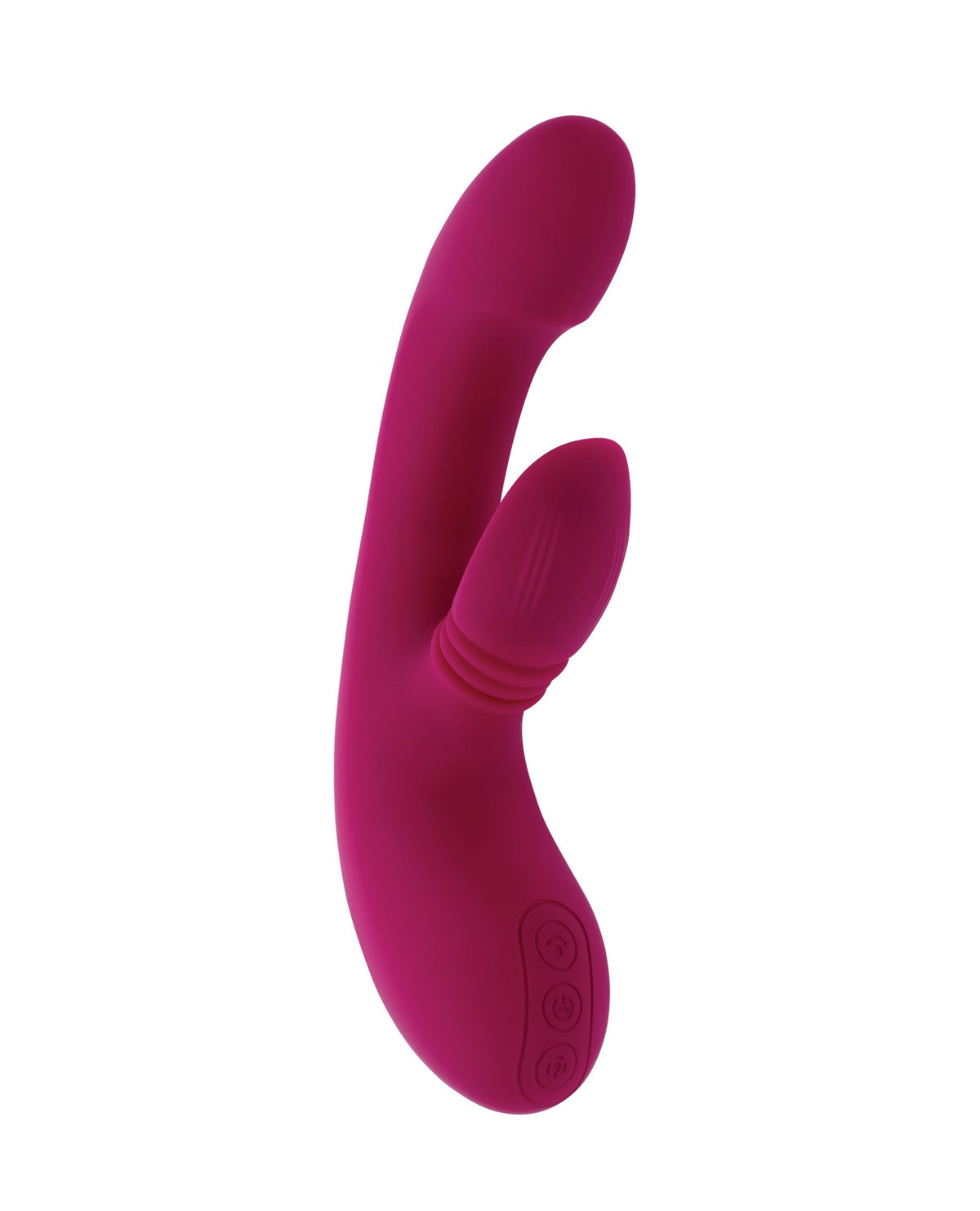Evolved Gentle Persuasion Burgundy Clitoral Massager And Dual Vibrator