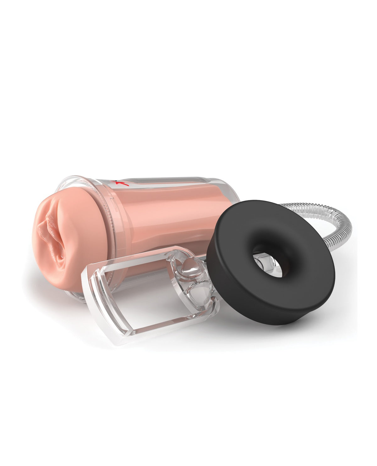 Bomba de vacío y masturbador de succión de confort Quick Suck, con lubricación automática