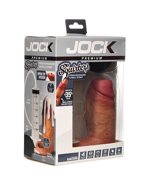 Load image into Gallery viewer, Curve Toys Jock Squirting Silicone Penis Girth Enhancer Medium
