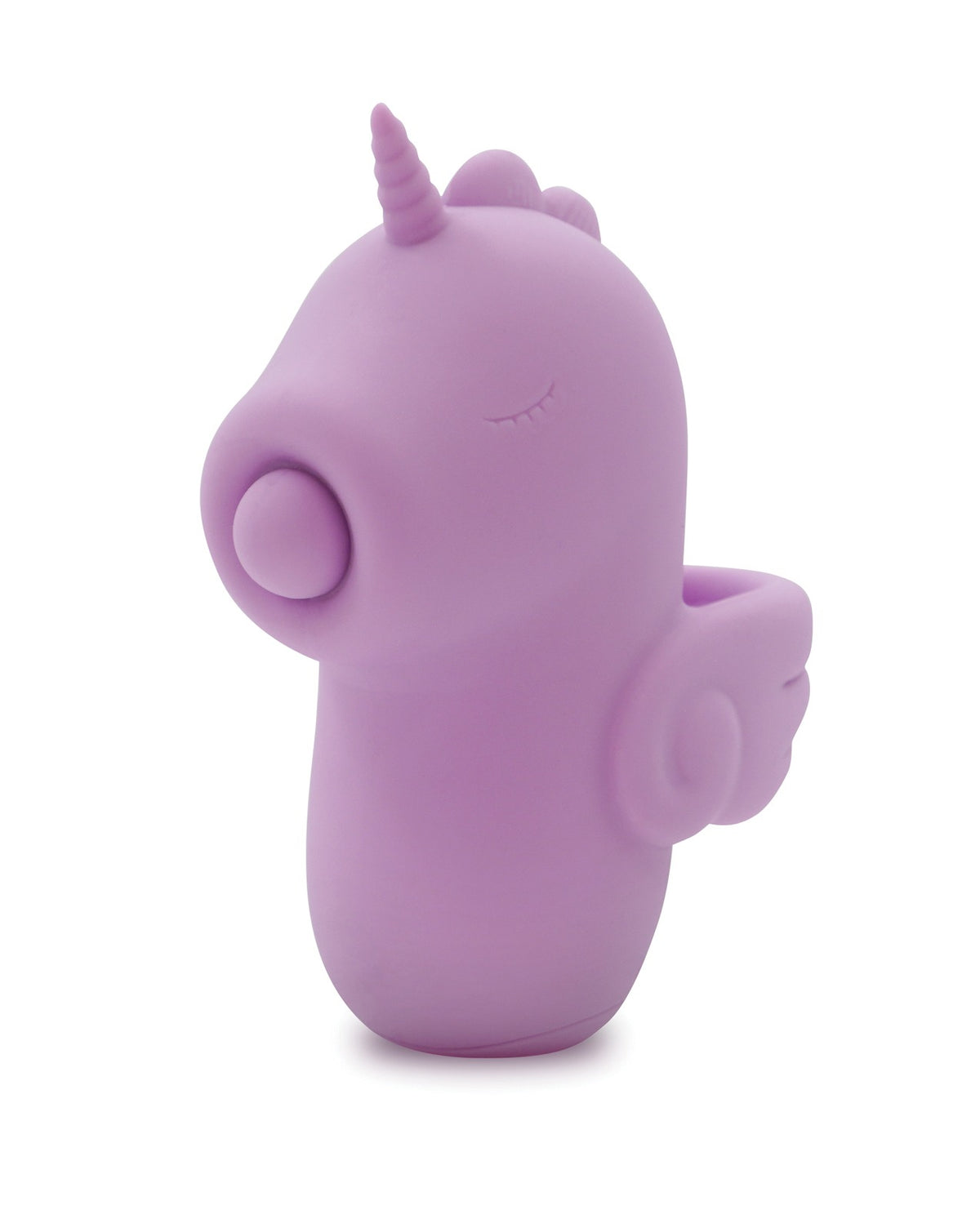Unihorn Karmic Kisses Purple Finger Vibrator With 10 Settings