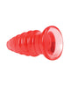Carica l'immagine nel visualizzatore Galleria, Doc Johnson Crystal Jellies da 7 pollici rosa, plug anale twist con scanalature
