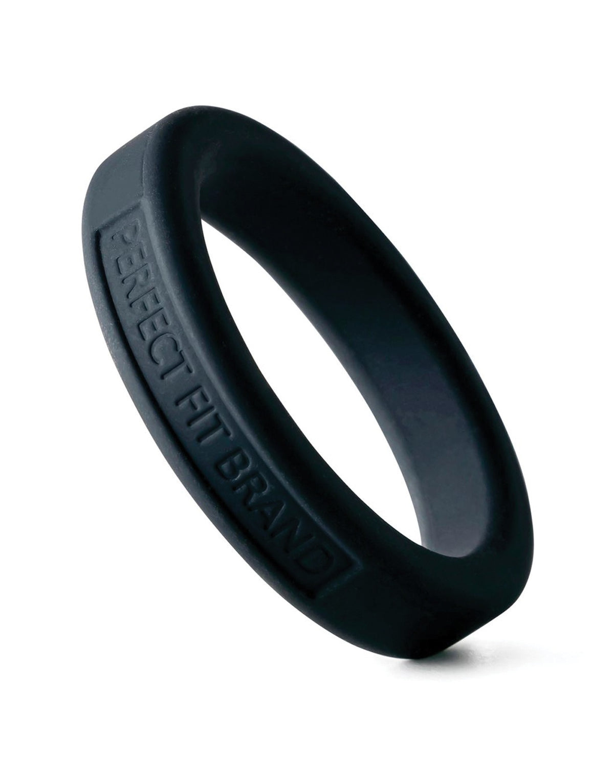 Perfect Fit Classic Silicone Penis Ring Medium Stretch 1.4 Black