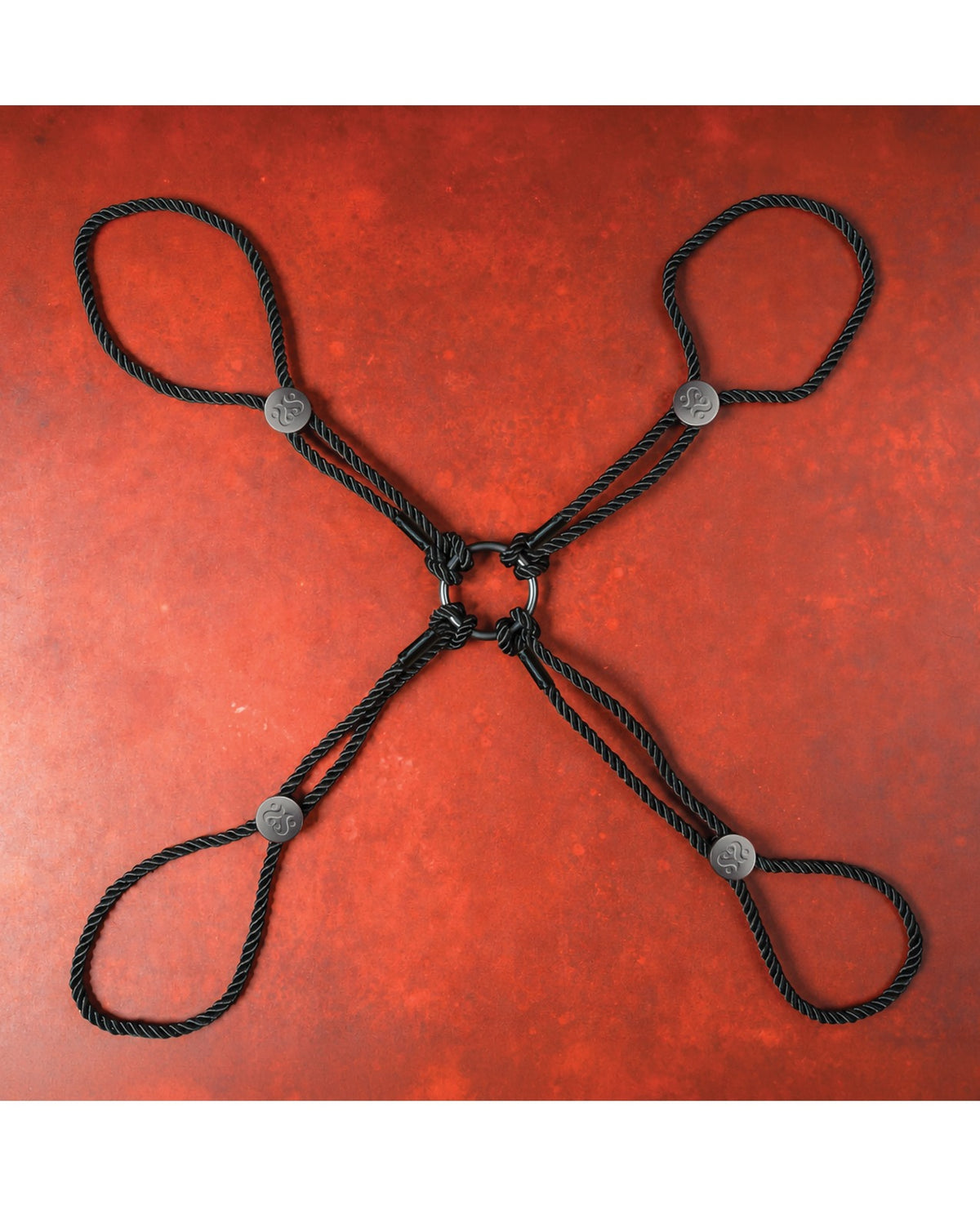 Set de cuerdas para atadura de cerdo previamente anudadas Sei Mio Knot Going Anywhere, accesorio de bondage